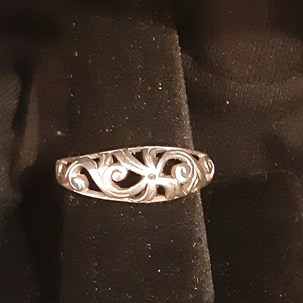 Southwestern Vintage .925 Sterling Silver Filigree Women’s Size 8 Ring